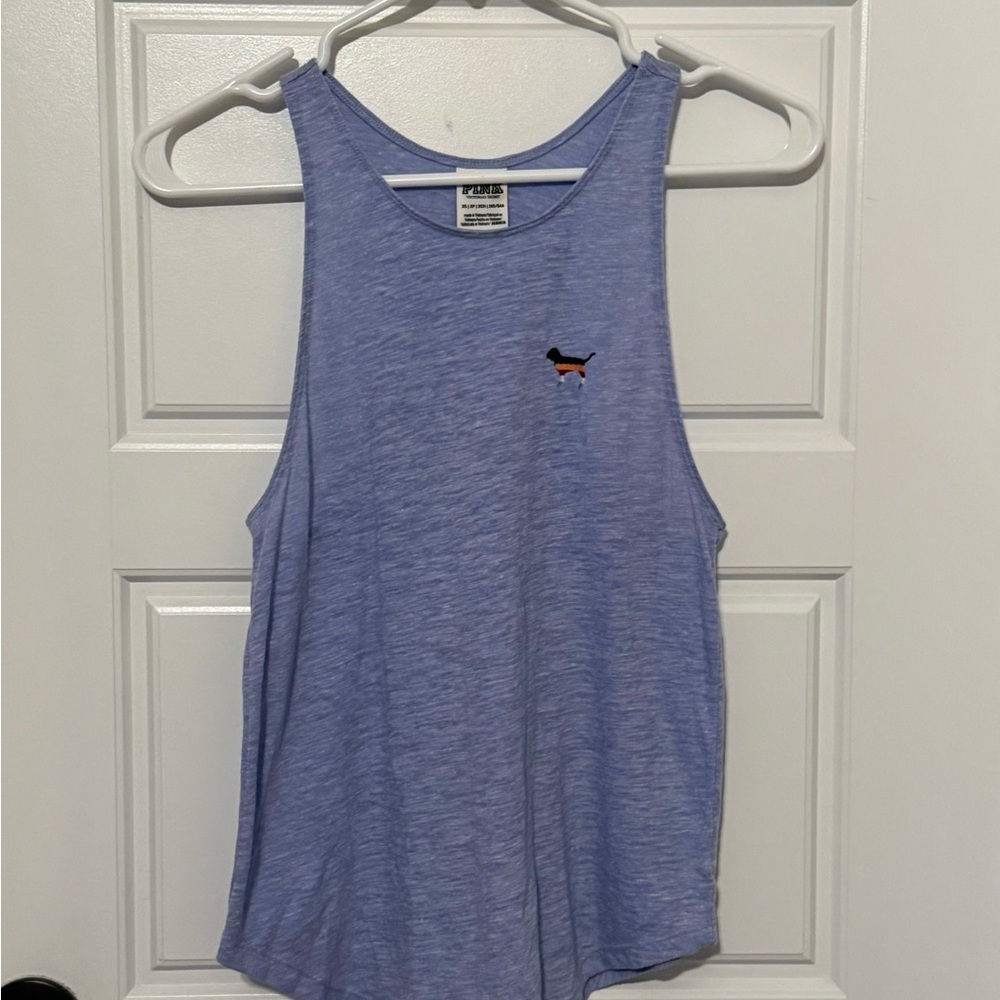 PINK Victoria's Secret Light Blue Tank Top
